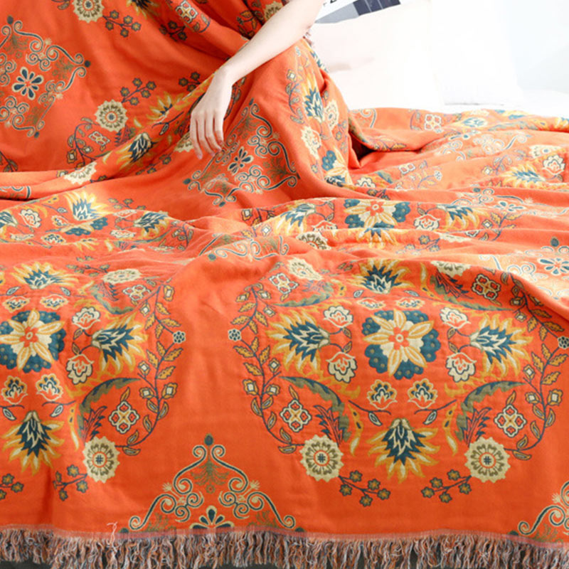 Couette réversible à motif floral Ownkoti pour loisirs