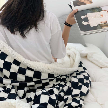 Ownkoti – Couverture réversible à damier