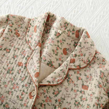 Ensemble de vêtements de détente en coton Rural Rose Air