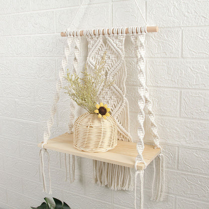 Tapis porte-plante en coton tissé à la main Ownkoti