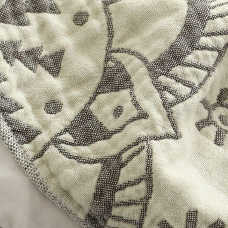 Couette réversible en coton Ownkoti Chic Mandala à motif floral