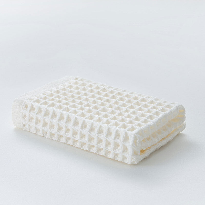 Serviettes en coton gaufré unies Ownkoti (lot de 6)