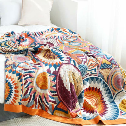 Couverture et serviette de canapé réversibles Ownkoti Nordic