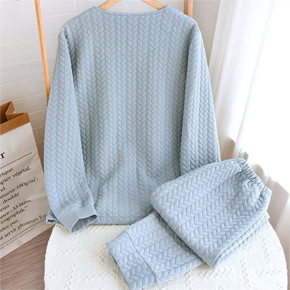 Ensemble pyjama col rond Simple Air Cotton