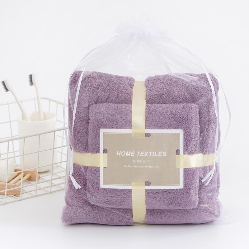 Serviette de bain couleur pure Ownkoti