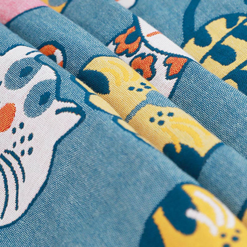 Serviette de bain pour chat Ownkoti en coton, couverture pour bébé