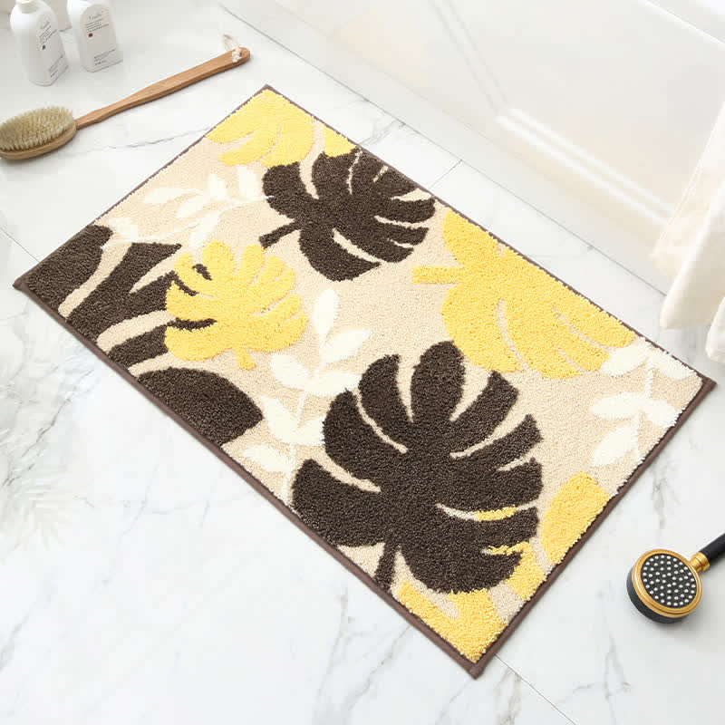 Tapis d'entrée doux et antidérapant Ownkoti Palm