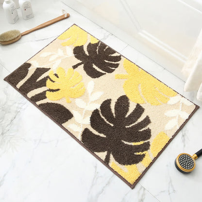 Tapis d'entrée doux et antidérapant Ownkoti Palm