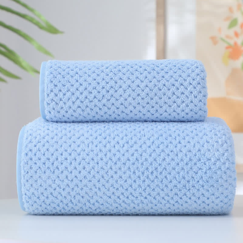 Serviette de bain unie, douce et respirante