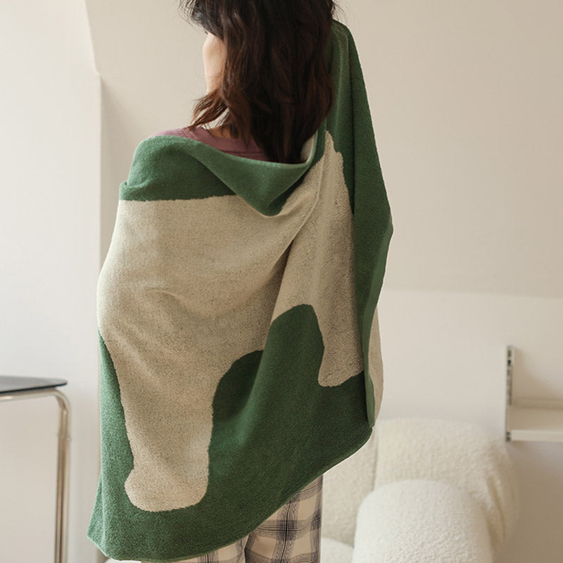 Serviette en coton respirant avec motif ours polaire