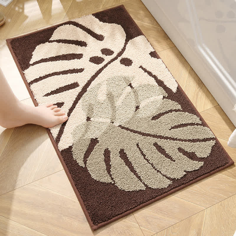 Tapis d'entrée doux et antidérapant Ownkoti Palm