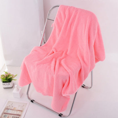 Serviette de bain unie, douce et respirante