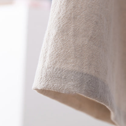 Peignoir doux à col en V avec poches Ownkoti