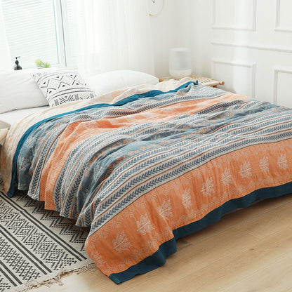 Couette réversible Ownkoti en coton avec structure en épi de blé