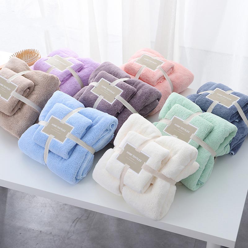 Serviette de bain couleur pure Ownkoti
