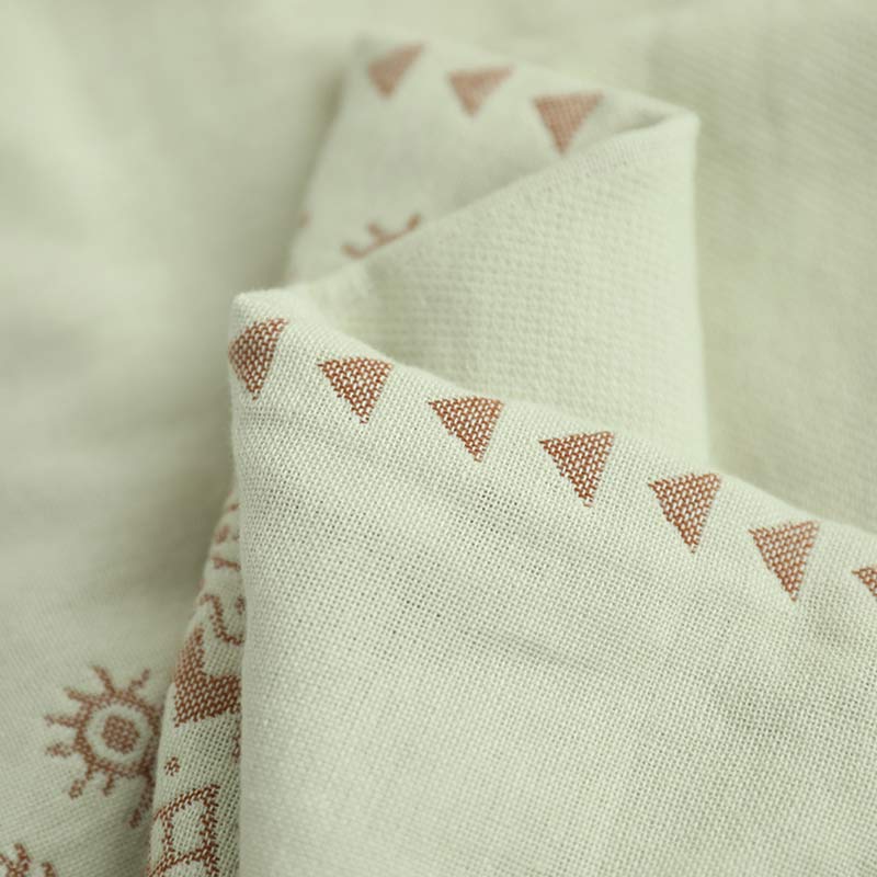 Housse de coussin en coton mandala avec patte de boutonnage (2 pièces)