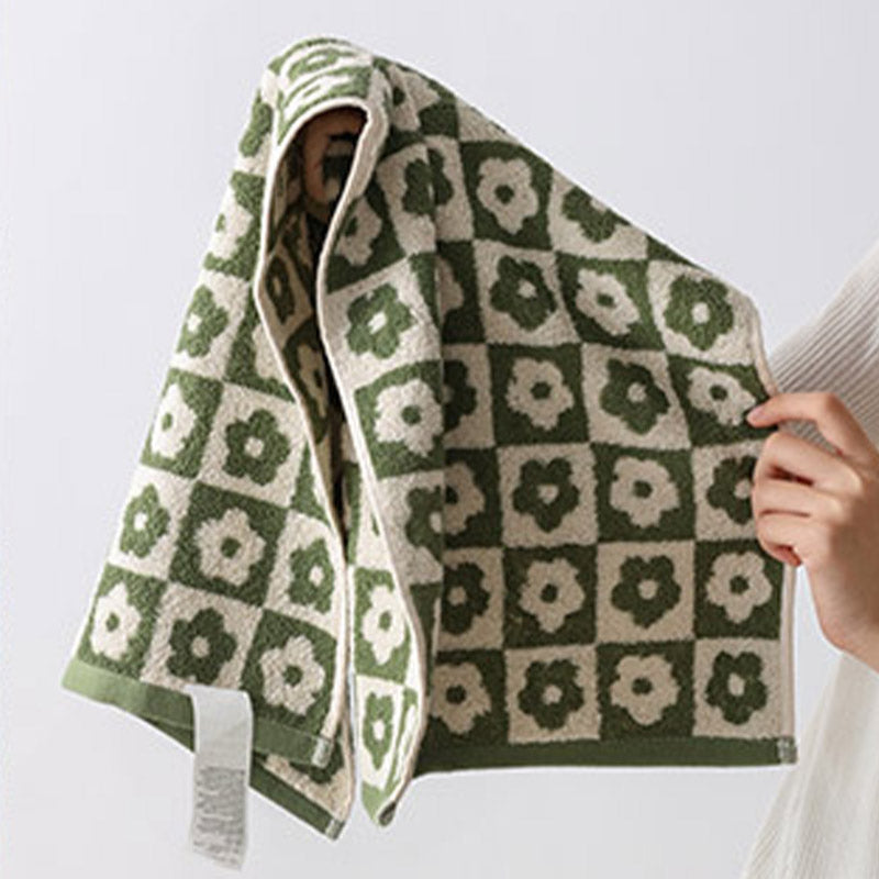 Serviette en coton respirant à motif floral
