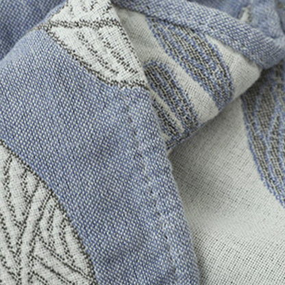 Serviettes de bain Ownkoti en pur coton à imprimé feuilles (lot de 2)