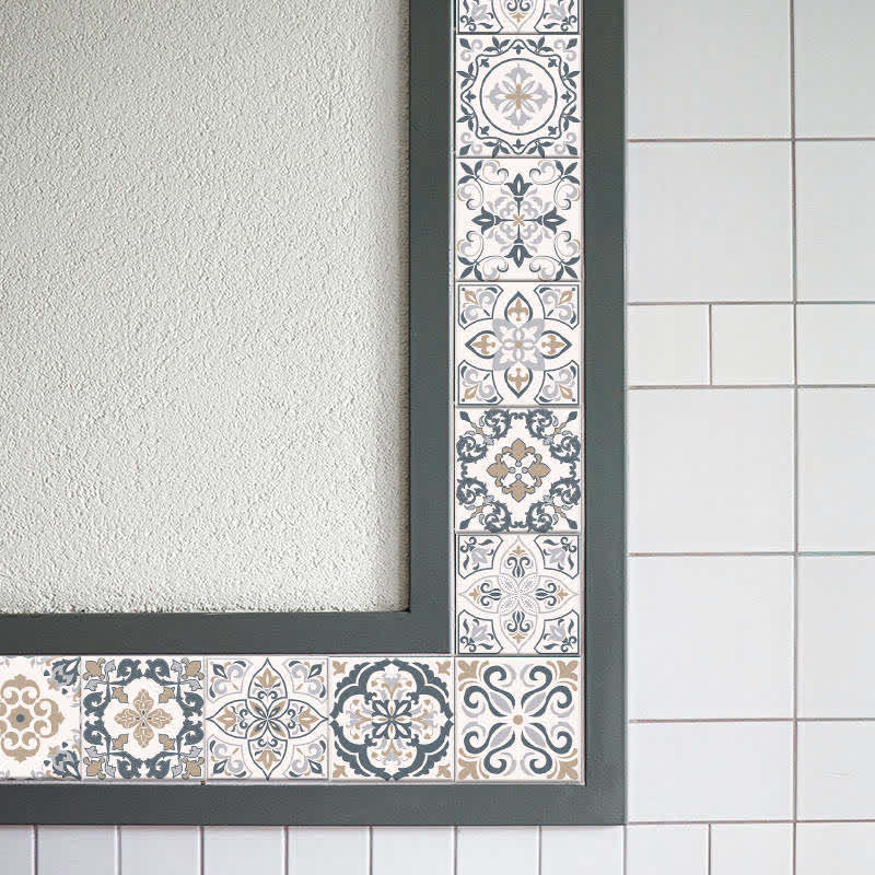 Ownkoti - Autocollants pour papier peint à motifs variés pour la maison (lot de 10)